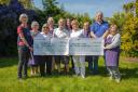 Sutton Bowls Club received a cheque for £480 and £1000 was presented to the Motor Neuron Disease Association.