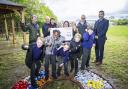 McCarthy Stone homeowners and staff joined children and staff at the school on The Vines for a glimpse of the sensory space as it nears completion, where they presented a cheque for the £500 donation.