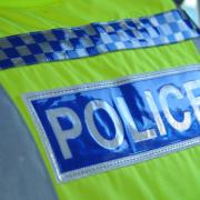 An arrest has been made after a man was seen waving an imitation firearm in Huntingdon.
