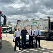 Huntingdonshire District Council with Cambridgeshire Fire and Rescue and Cambridgeshire Police.