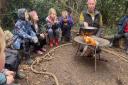The school’s regular Forest School sessions saw children learn about how being outdoors is important for their wellbeing.