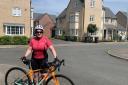 Neeley Casserly is taking on a gruelling ride from London to Paris.