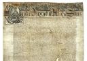 The old town charter from 1630.