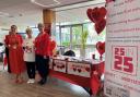The heart team spoke to the public and healthcare staff.