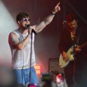 Tom Grennan performing at Thetford Forest as part of the Forest Live concert series.