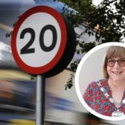 Cllr Val Fendley has spoken out on the 20mph zones.