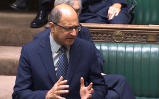The Rt Hon Shailesh Vara MP in the House of Commons during Justice Questions.