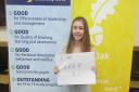 Student Olivia Baxter attained two A*s, one A and a distinction* in her A-level results.