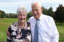 Janet and John Runnacles celebrate their Diamond Wedding anniversary at Bury St Edmunds Golf Club.
Picture: RICHARD MARSHAM