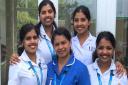 Mum Joby Shibu Mathew has inspired her quadruplet daughters to join her working for the NHS.