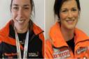 A Magpas crew was the first air ambulance team in the East of England to carry out a national inter-hospital transfer of a critically ill Covid-19 patient. Magpas doctors Becky Morris and Anne Booth.