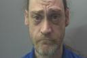 Burglar Lee Andrews, 48, of Cromwell Gardens, St Neots, has been jailed