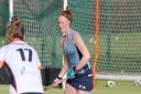 Tanya Sargeant scored both goals for St Neots in the draw with runaway leaders Bury St Edmunds.