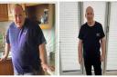 Barry Goodman has lost 7 stone and has raised ?500 for the Royal Papworth Hospital.