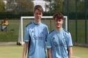 Ben Knights (left) and Luca Moor of St Neots Hockey Club have been selected for Cambridgeshire\'s elite performance squad.