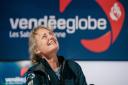 Huntingdon\'s Pip Hare, skipper of Medallia, after completing the Vendee Globe sailing race in February 2021.
