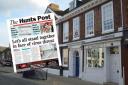 The Hunts Post office on the High Street will be closed from tomorrow.