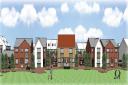 Persimmon Homes has re-submitted an application for 103 homes on the site of the former forensic laboratory in Huntingdon