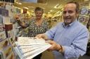 Just Cards, of St Ives, are nominated for an industry award, owners (l-r) Maureen O\'Connell, and Tom O\'Connell,