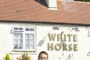 The White Horse, at Tilbrook, are finalists in The Best Partnership Pub for the East Anglia and East Midlands region in the Great British Pub Awards, (l-r) Landlord Richard Binks, and Landlady Caroline Binks.
