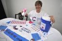 Cancer Fundraiser Anglie Chatten from St Neots