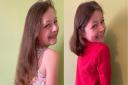 The before and after photos of Bessy, who cut 12 inches of hair off for charity.