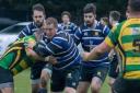 St Ives RFC in action during their league defeat at Bugbrooke.