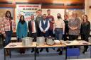 Volunteers from Huntingdonshire Community Group, alongside staff from the district council and Mamas Indian restaurant who served the food.

MAMAS Indian restaurant