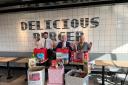 Employees at McDonald’s restaurants in Huntingdon, Brampton Hut and St Ives have joined colleagues wider afield to donate over 100 bags of food to local food banks. 