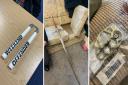 A longsword, nunchucks and a knuckle duster were seized by Cambridgeshire Police.