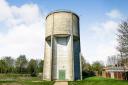 The water tower at Perry sold at auction.