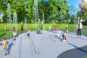 Around 50 water features and other items will be built for families and children if funding for a St Neots Splash Park is granted.