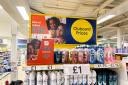 The Tesco stores are supporting the In Kind Direct charity.