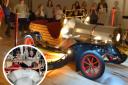 The Chitty Chitty Bang Bang car that will be used in VAMPS' upcoming performance of the musical.