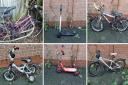 Police in Huntingdon have released photos of 14 bikes and scooters that were stolen from an address in the town.