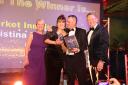 Christina McKay and John Curran, popular operators of the  Market Inn Huntingdon, were awarded Best Safety Pub of the Year at the national Craft Union Pub Company Operator Awards 2023.