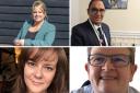 Some of the Cambridgeshire residents listed in the King's New Year honours list.