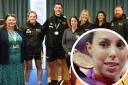 Retired British gymnast Beth Tweddle MBE visited Longsands Academy, in St Neots.