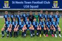 The St Neots Town FC U16s Squad.