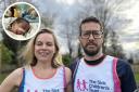 Sue and Alex are running the London Marathon to raise money for the charity that supported them while their son, Jasper, was in hospital.