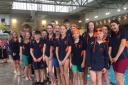 Swimmers at the Peterborough Open meeting.