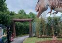 Hamerton Zoo Park is opening a newly extended road train featuring several new dinosaurs.