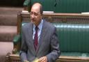 MP Shailesh Vara giving his tribute to the Queen in the House of Commons.