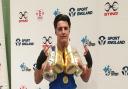 Tobias Taylor of New Saints Boxing Club won the national schools\' championship.