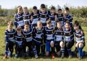 St Ives U11s in their new kit ahead of the Northampton Saints festival.