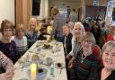 Members of the St Neots Conservative club enjoy afternoon tea to raise money for Ukraine.