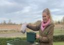 Lara is taking part in a food waste trial in St Neots.