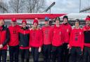St Ives Rowing Club at Northampton Head of the Nene: Peter Woodford, Paul Ashmore, Jess Ashmore, Courtney Woodrow, Alfred Heylen, Gregor Strong, Ellis Strong, Harry Craven, Gary Gilbey.
