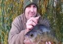 Simon Irvine caught a 3lb 5oz Perch before heading off to work.