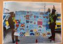 Collage that Stepping Stones Nursery has made in St Ives                             PICTURE: Cambridgeshire Police